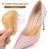 PU Leather Arch Front Pad, Massage, Shock Absorption and Pressure Relief, Fit Forefoot Pad, Non-slip Women's High-heeled Insole Foot Pad