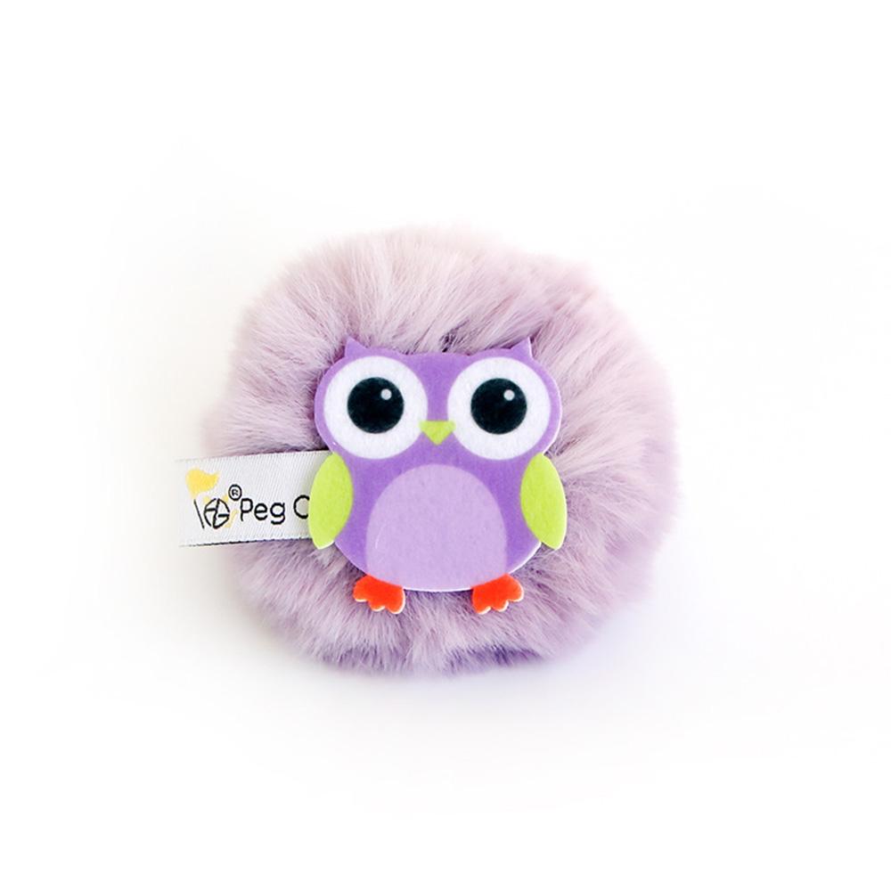 

Cute Plush Balls Cat Self-Play Toys: With Catnip & Rattling Stones, Interactive Cat Toys to Keep Cats Entertained, Pet Supplies фиолетовый