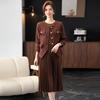 YUZHAOLIN Women's Spring/Autumn Two-Piece Dress Set