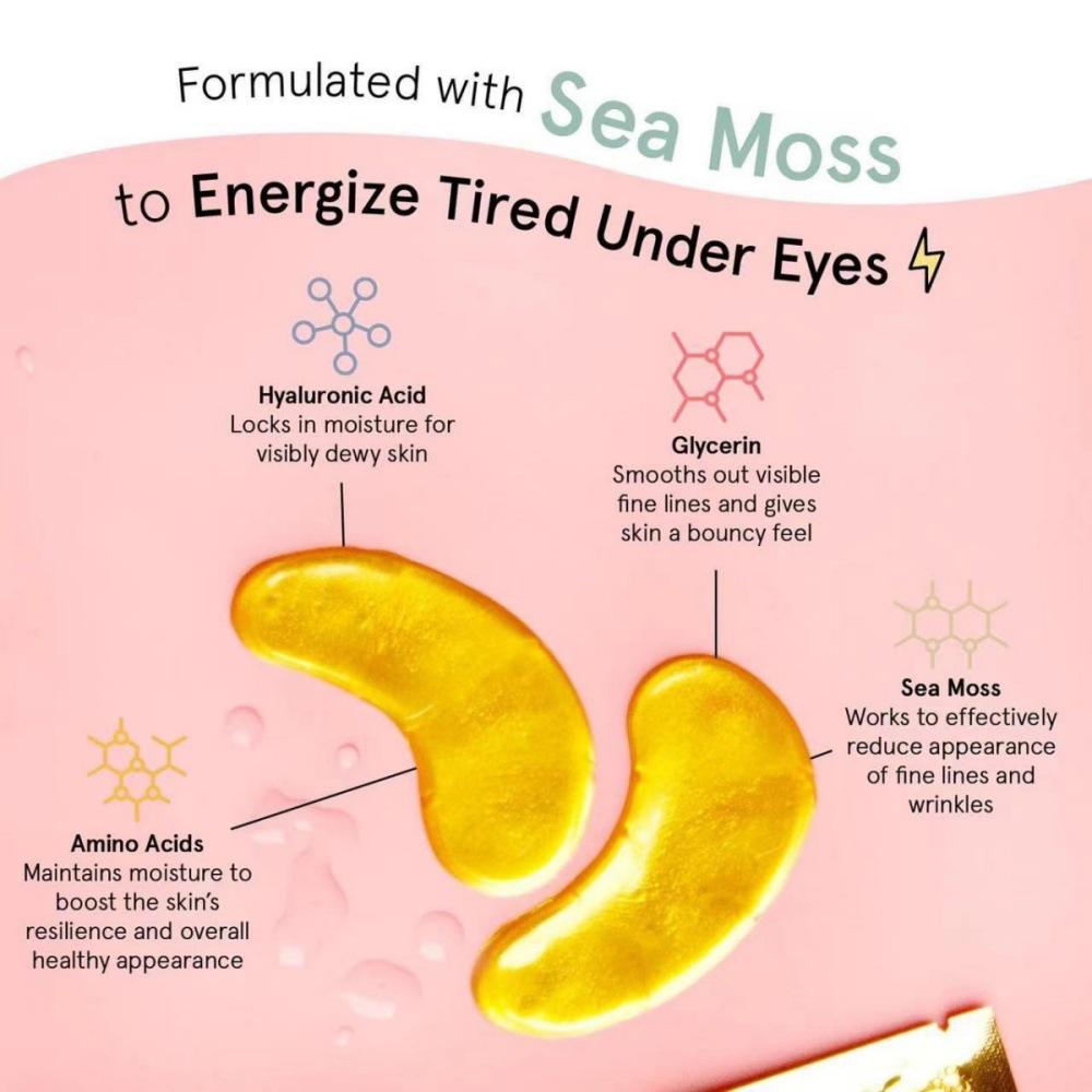 Golden Collagen Hydrogel Eye Masks for Reducing Wrinkles & Dark Circles - Moisturizing Eye Patches