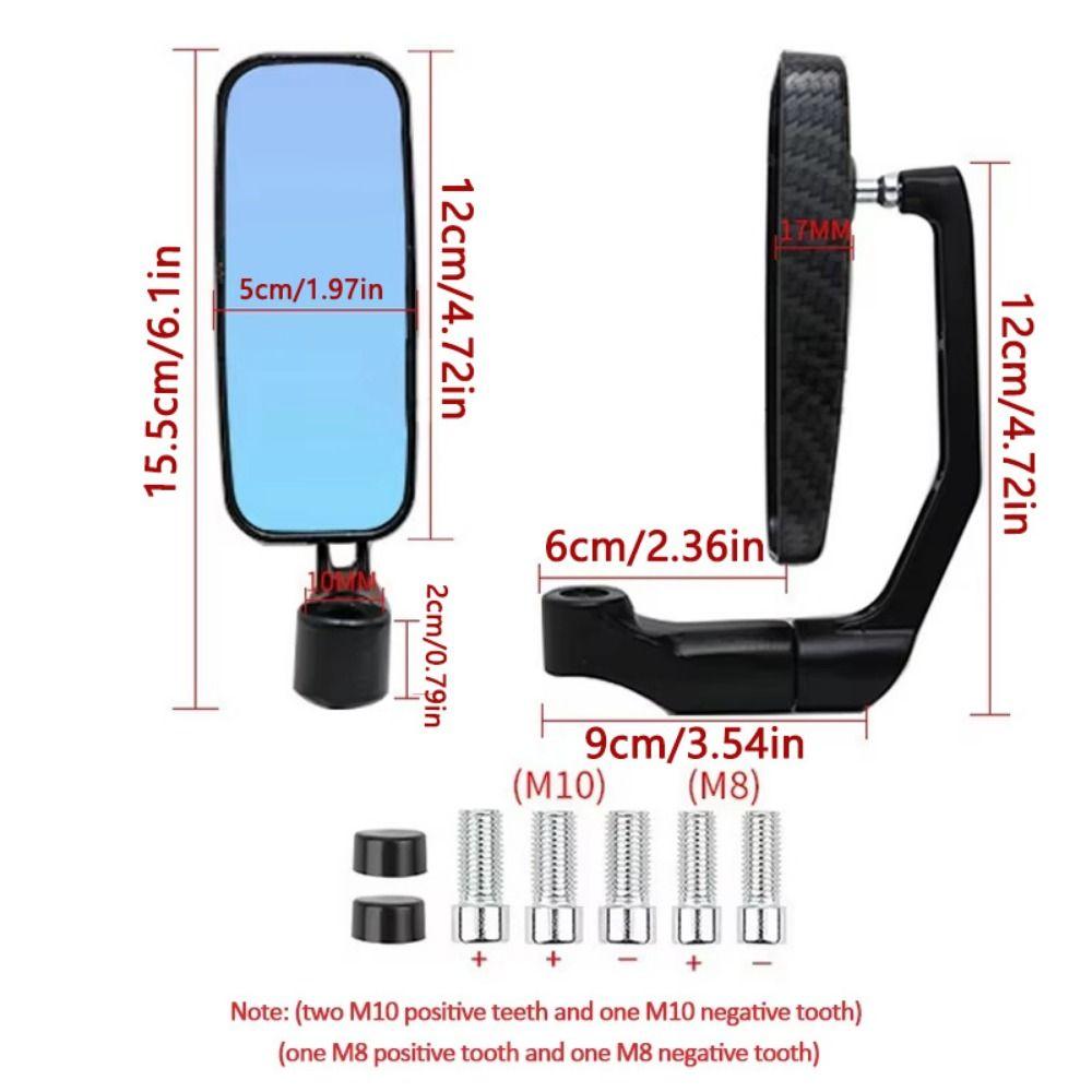 Anti-Glare Rear View Mirror  For Scooter Motorcycle Handlebar Rearview Mirrors  Motorbike Modified