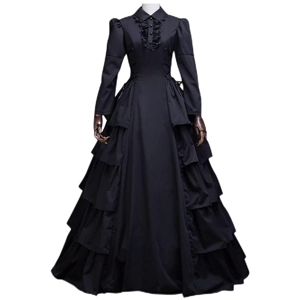 Medieval Victorian Gothic Lace Renaissance Dress