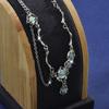 Titanium Steel Fashion Women'S Necklace, Moonstone Splicing Chain, Branch Collarbone Chain, Super Cool Jewelry.