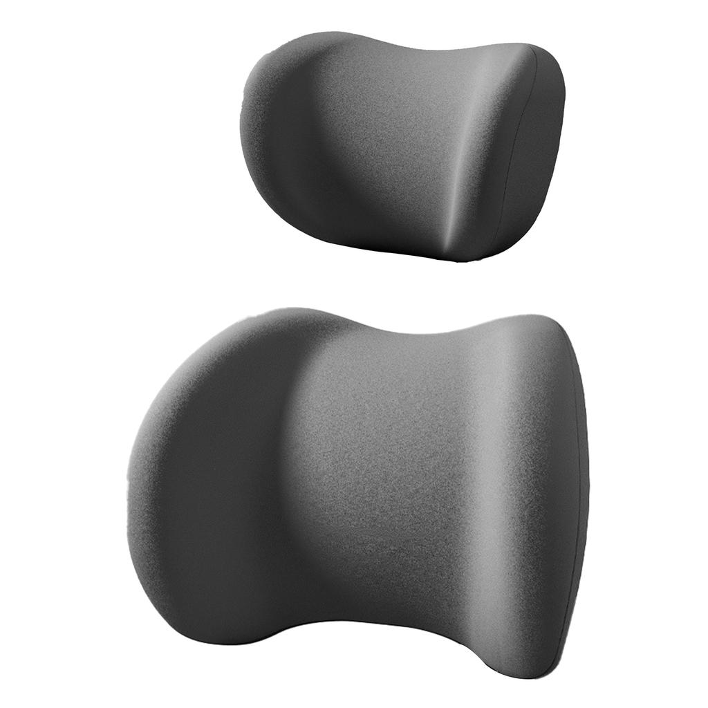 Memorys Foam Headrest For Driving Breathable Ergonomic Car Cushion Set For Office Chair