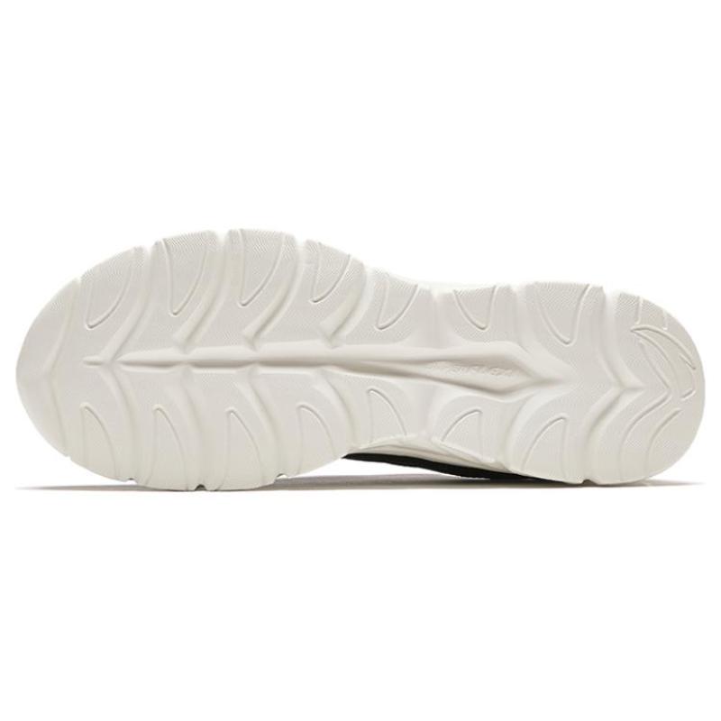 Anta Anti-Slip Wear-Resistant Low-Top Running Shoes Men's Black White Sneakers 912345580-6