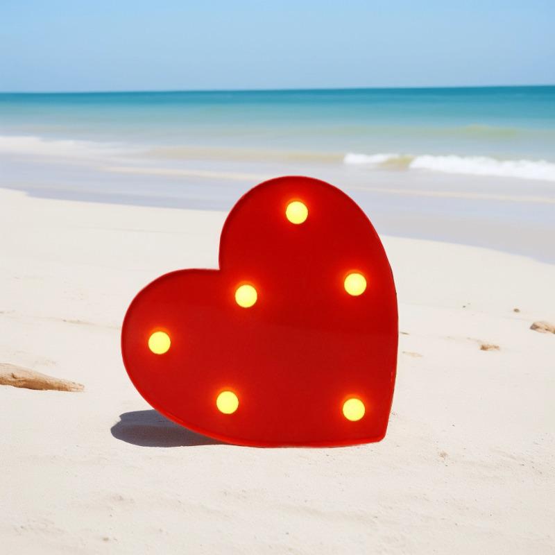 LED Luminous Letter and Number String Lights for Birthday, Proposal, and Event Décor