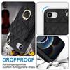 For iPhone 16e Case RFID Blocking Card Bag Leather+TPU Crossbody Phone Cover with Ring Kickstand