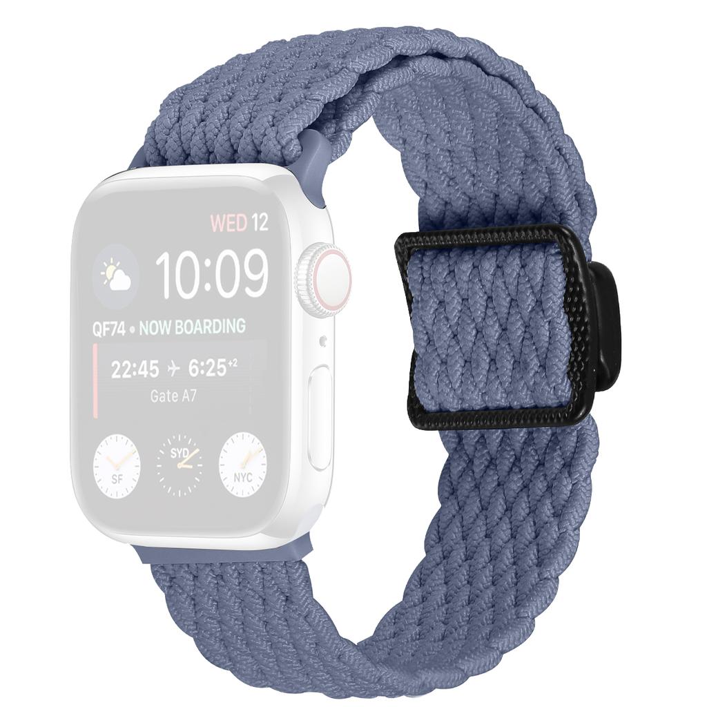 Nylon Strap for Apple Watch Series 10 9 8 7 SE 6 5 4 3 2 1 42mm 41mm 40mm 38mm Braided Watch Band with Magnetic Buckle