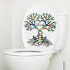 Tree of Life Toilet Cover Sticker Waterproof Toilet Lid Tank