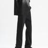 Slim Jeans for Men's Summer Basic Black Squid High Wide-leg Pants