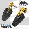 Motorcycle Rearview Mirror Carbon Fiber Pattern Handlebar Mirror Modified Inverted Rear Mirror Universal Motorbike Accessories