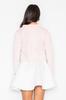 Foam Hoodie - Short Women's Hoodie with Stand-up Collar Pink M341 Size L