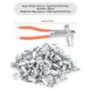 100pcs 15g 0.53oz PStyle Aluminium Alloy Clip On Balancing Wheel Weight Balancetire Repair with