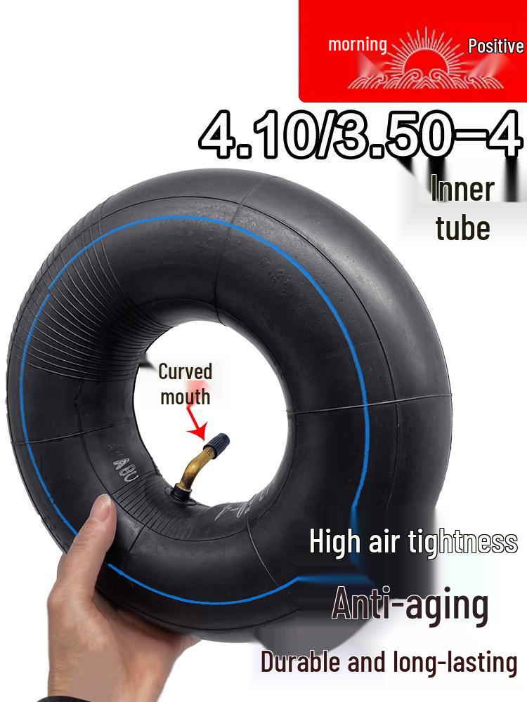 Inner Tube Tire 4.10/3.50-4 for Electric Vehicle Warehouse Cart with Bent Valve