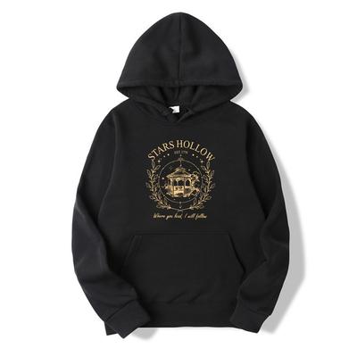 Stars Hallow Hoodie Lukes Diner Sweatshirt Dames Grafische Hoodies Gilmore Girl Merch Pullover Dames Lange Mouw Vintage Hoodie