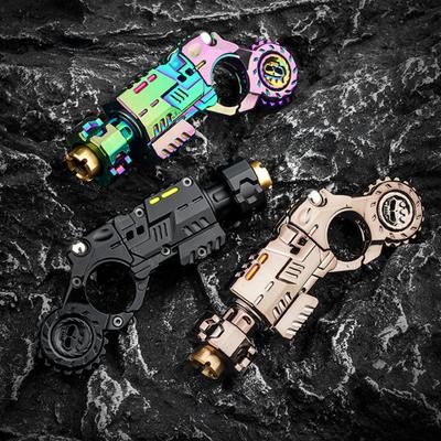 Juguete Fidget Shooter de Aleación de Aluminio Alivio del Estrés Lanzador de Proyectiles Portátil Viaje Descompresión EDC Anillo Juguete Fidget Spinner