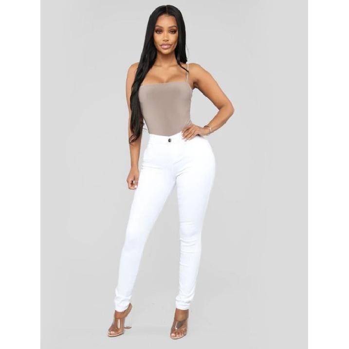 2026 New Fashion Casual Simple Pants for Women Slimming Stretch Denim Pencil Pants