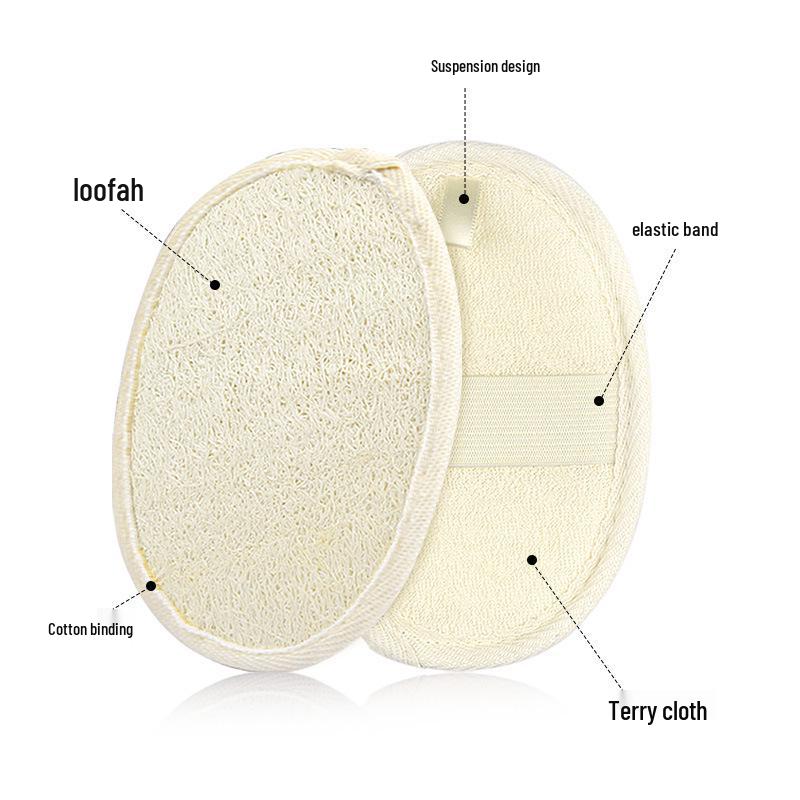 Oval Loofah Back Scrubber & Bath Scrubber Set