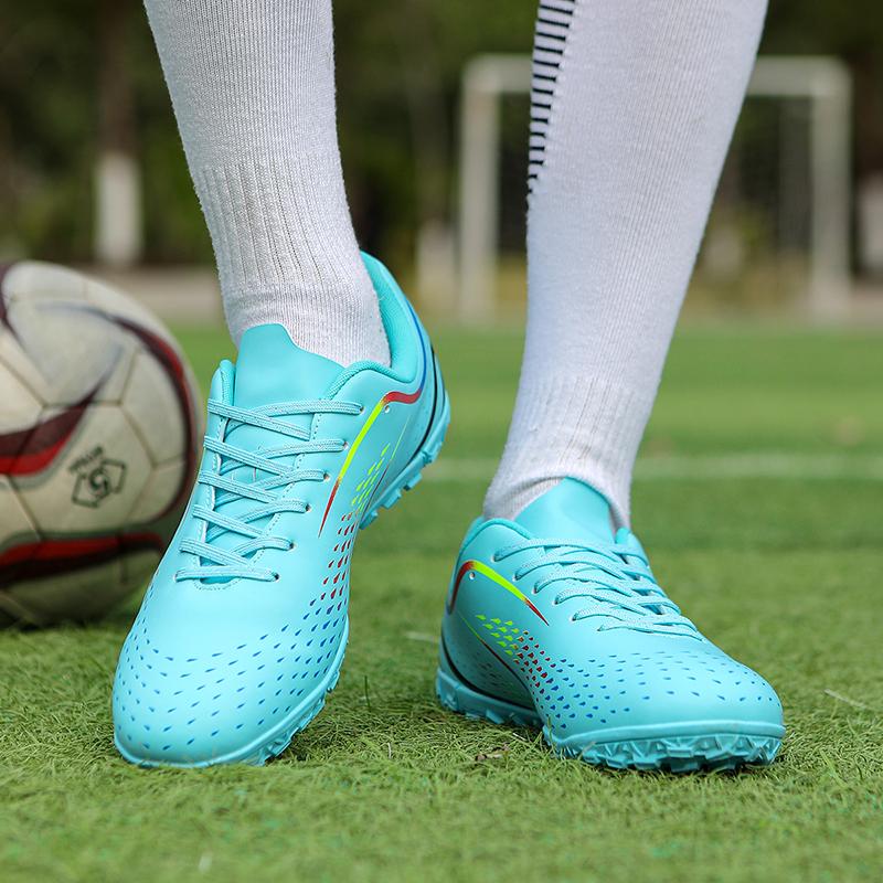 Mens Football Shoes Training Artificial Captain Football Shoes for Kids Boys Soccer Shoes
