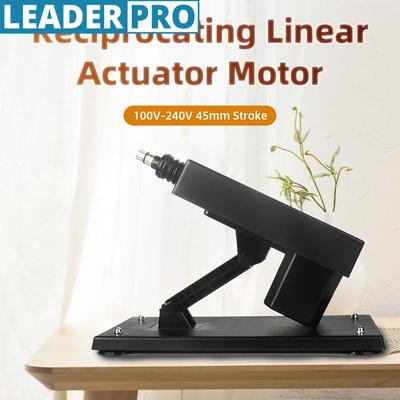 100V-240V 45mm Stroke Mini Linear Actuator DC Electric Motor Telescopic Linear Actuator Reciprocating Mechanism Connector