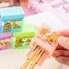 1/4Pcs Cartoon Capybara Double Hole Pencil Sharpener Kawaii Student Stationery Office Supplies Mini Pencil Sharpener For Kids