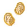 European Retro Gold Stud Earrings for Women: High-End, Trendy & Versatile Ear Jewelry