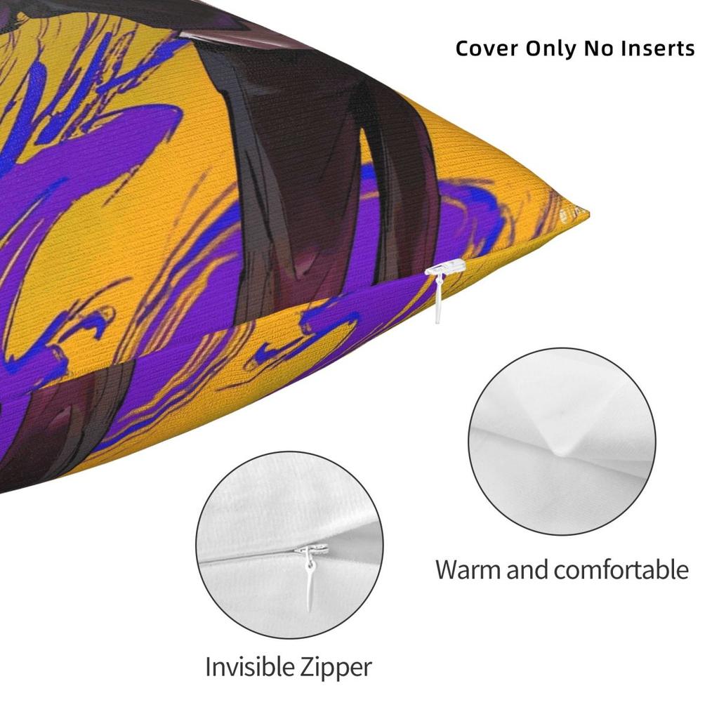 Aki Hayakawa Chainsaw Man Reze Pillow Cases Cushion Covers Fashion Polyester Decorative Pillowcover For Home 45*45Cm
