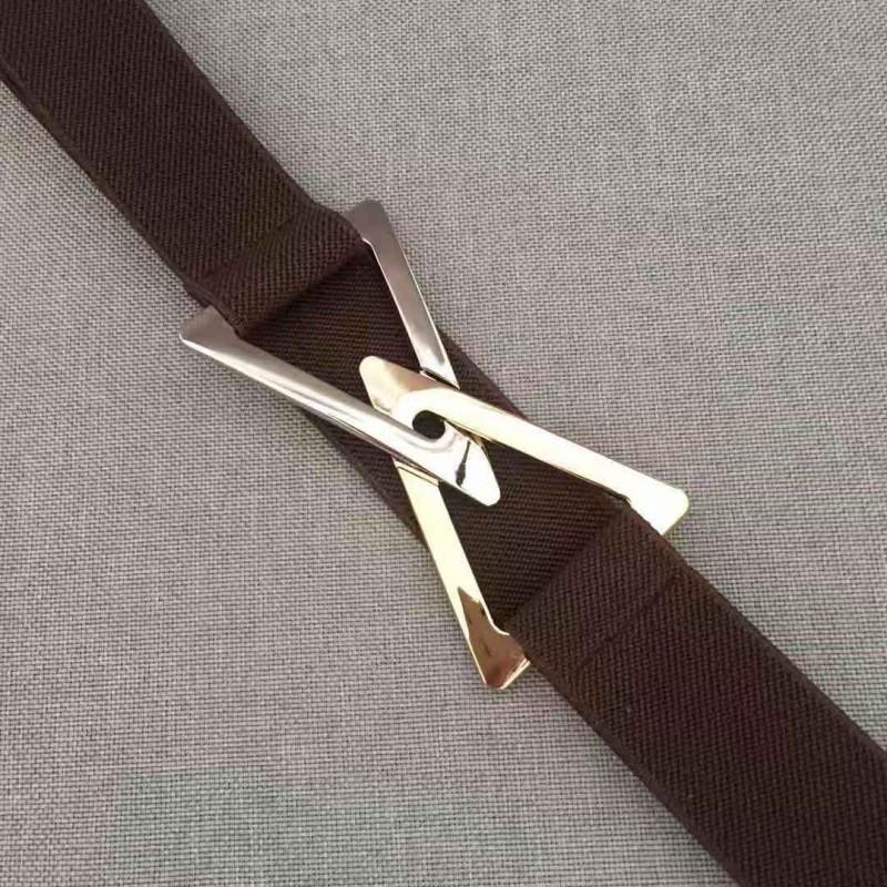 

Широкий Элегантный Универсальный Эластичный Пояс-Корсет для Женщин Модно Дополняет Платья Triangle Coffee