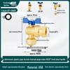 All-Copper Valve Manifold: Three-Way Union, Male/Female Thread Ball Valve for Underfloor Heating and Wall-Hung Boilers