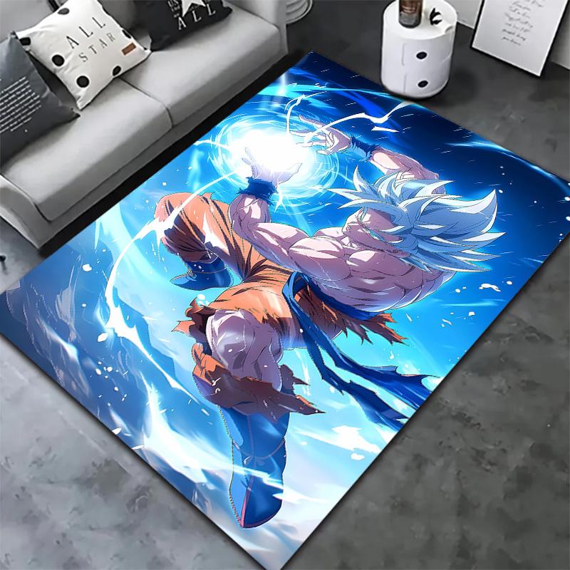 Tappeto Dragon Ball Super per Soggiorno Camera da Letto Casa Decorazione Divano Gioco Bambini Tappetino Antiscivolo per Pavimento