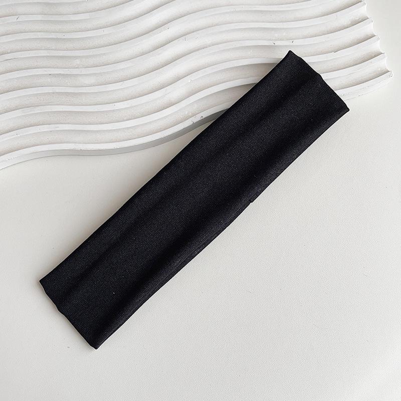 

Solid Color High Elasticity Running Headband - Sweat-Absorbent, Breathable, Simple Yoga Hair Accessory