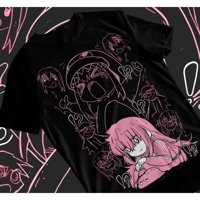 Neutral Hitori Gotou Bocchi The Rock Anime Waifu Tshirt Unisex