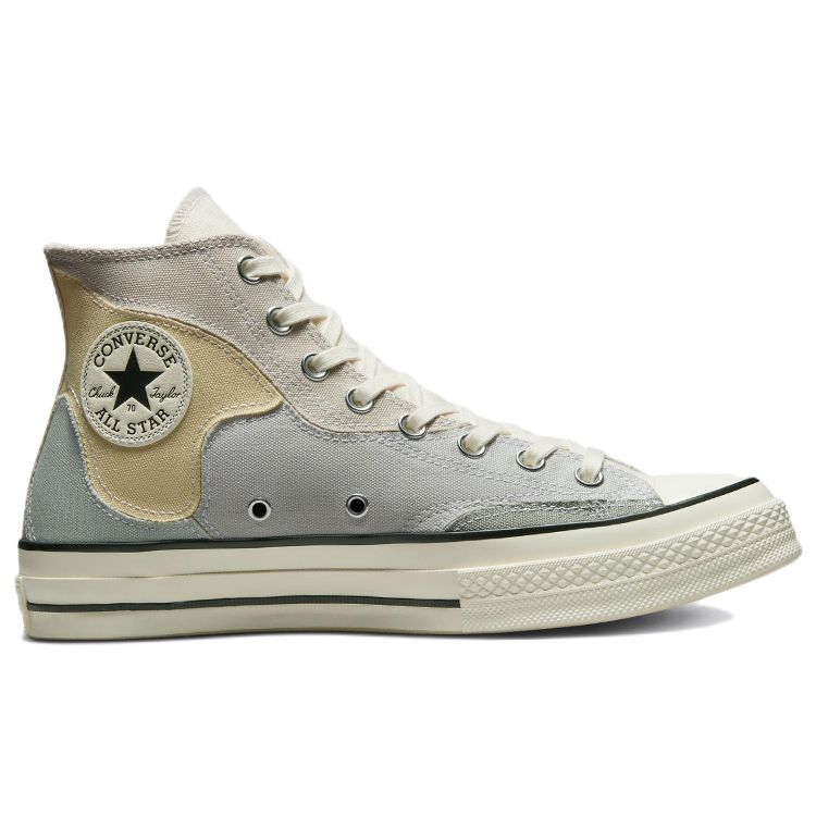 Converse Chuck 70 High Crafted Patchwork - Desert Sand Unisex Sneakers Tan Lemon-Drop A03293C