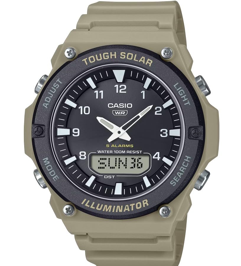 Casio AQ-S820W Series Digital Watch AQS820W-5AV Beige