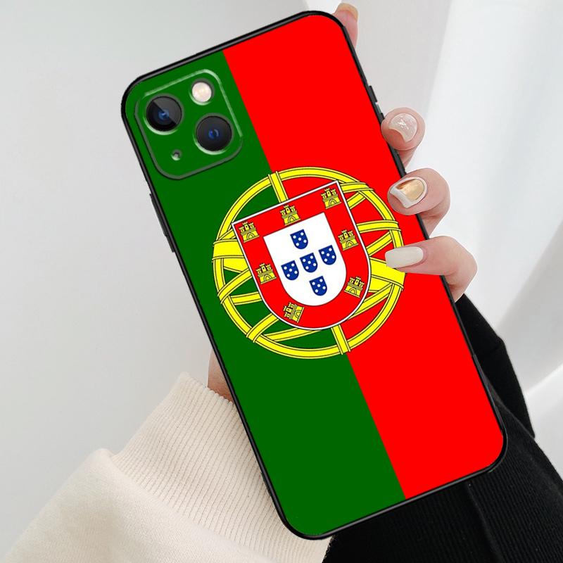 

Portugal Flag Phone Case For iPhone 17 Pro Max 16 15 14 11 12 13 Pro Max mini 15 16 Plus 16e 17 Air Cover iPhone 14 Pro