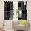 Schwarze Glitzer-Punkt-Vorhänge Polyester-Fensterdekoration Modern Glam Party-Dekor Wohnzimmer-Vorhänge Stil Verdunklungspanel Desi