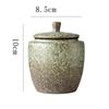 Vintage Ceramic Tea Canister Kitchen Sealed Container Multi-Functional Portable Jar for Candy Nuts Coffee Beans Herbs Storage