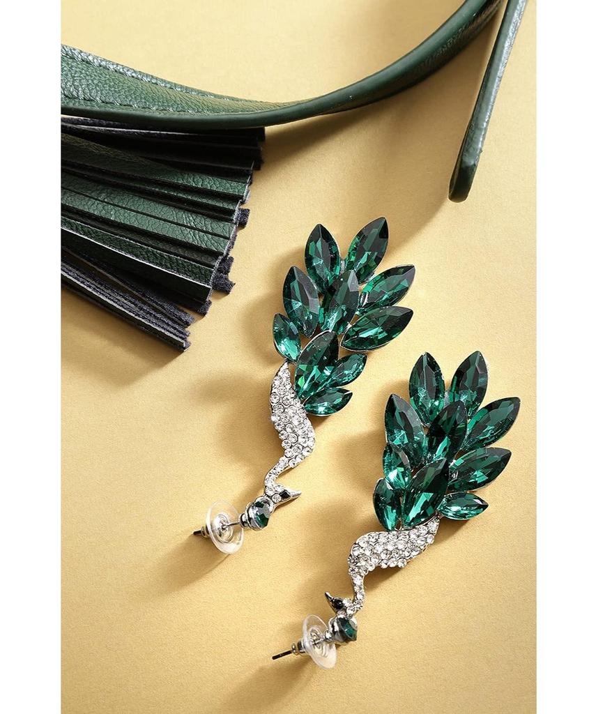 Valentine Collection AAA Swiss Zircon Peacock Earings Fashion Earrings for Girls and Women