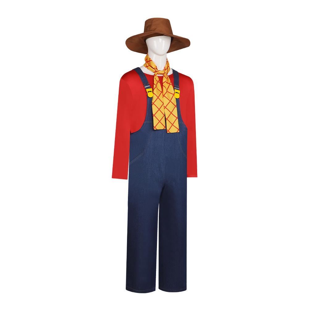 Cosplay toy story miner pete cos suit anime cosplay farmer overalls suit cosplay costume