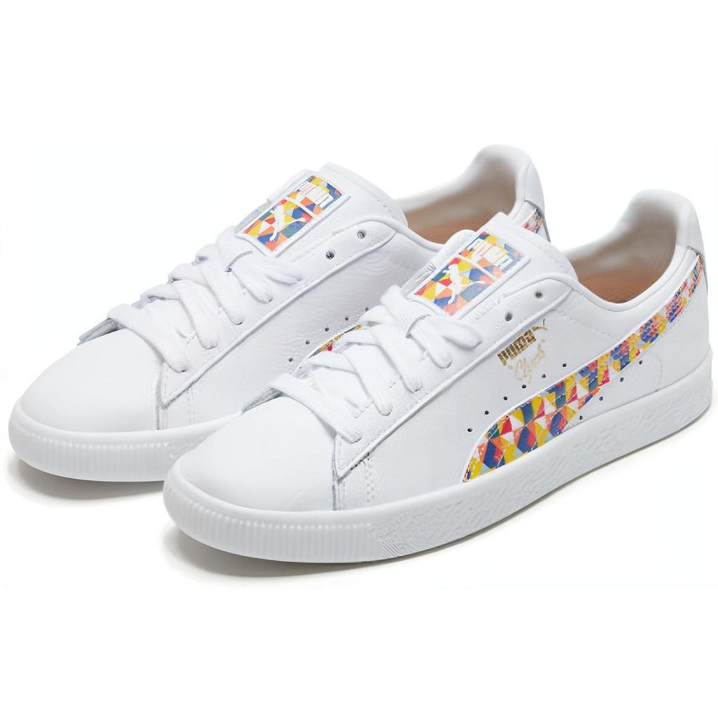 Puma Clyde Graffiti Retro Lässige Sneaker Unisex Sneaker Mehrfarbig 370001-01