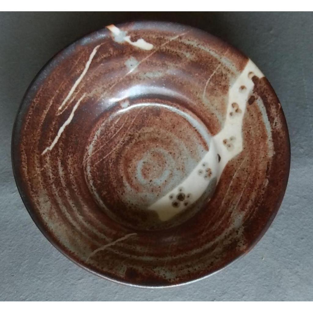 Used Mino ware master craftsman Rikuo Kudo Minami kiln Nezushino large bowl