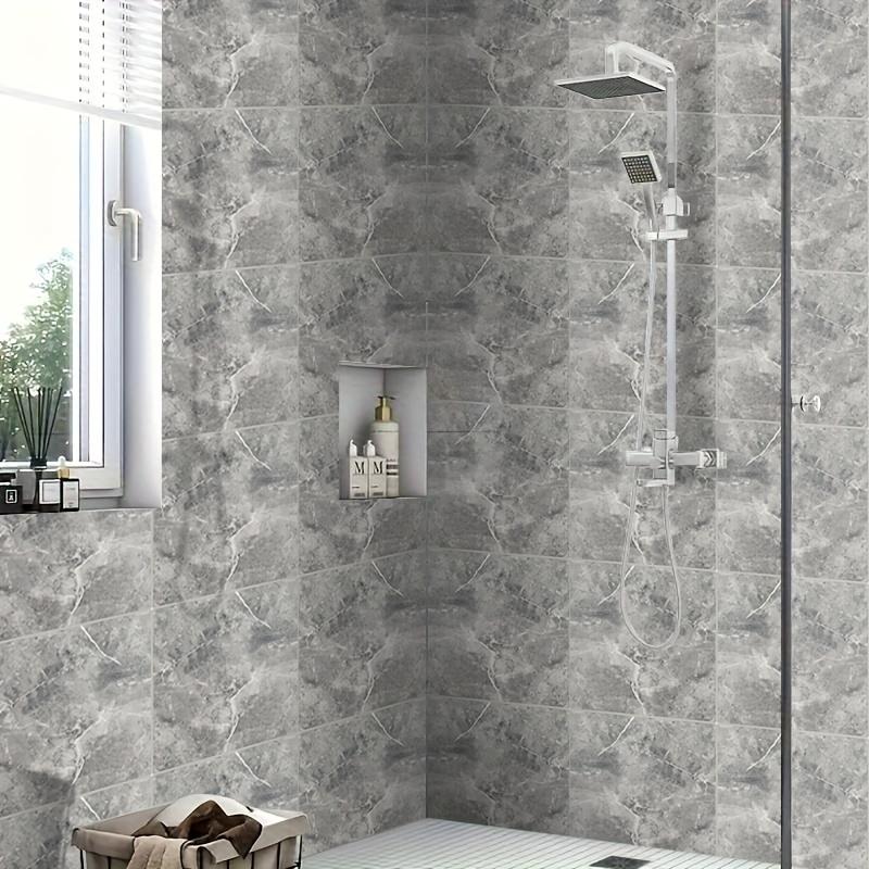 Self-Adhesive Marble Wall Tiles, Mixed Colors Suitable For Modern Decoration, Decorative Tiles Fashionable Tile Patterns  PVC Floor Tiles