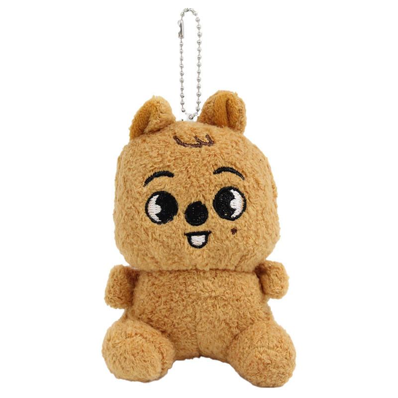 Stray Kids Cartoon Animal Plush Doll Pendant With Soft Water Crystal Fabric For Gift
