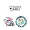 2-6pcs/set Cute Animal Enamel Pins Curious Monkey Golden Retriever Chubby Cat Crow Brooches Lapel Badge Jewelry Gifts For Friend