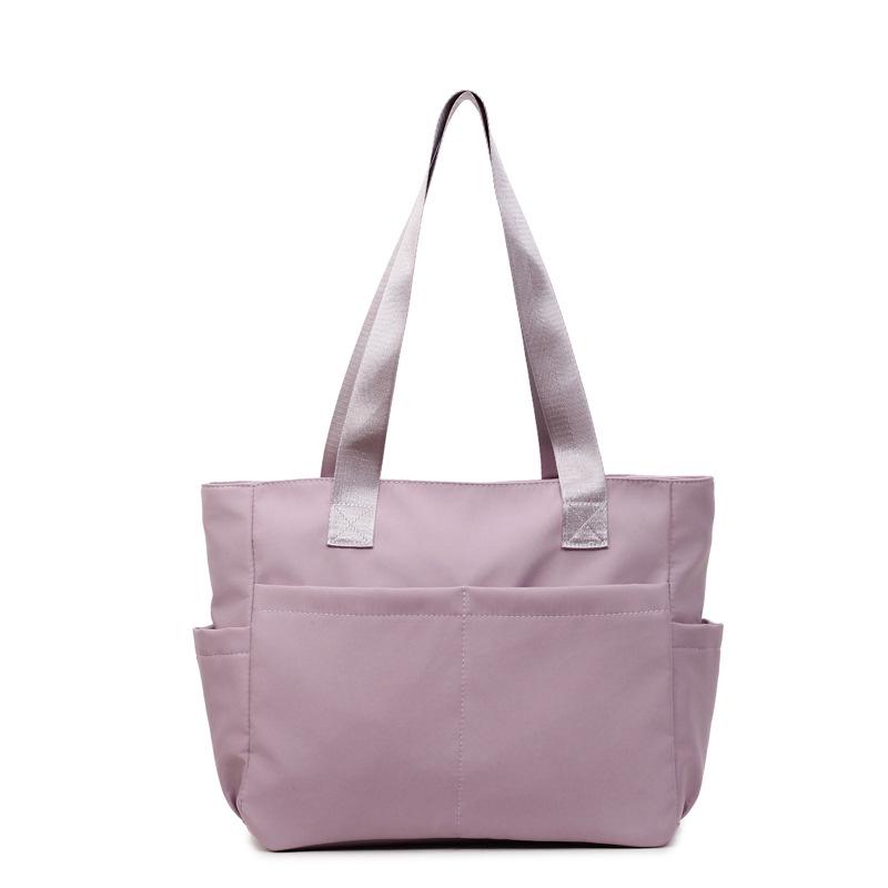 Women's Minimalist Commuter Canvas Tote: Lightweight, Versatile, Large-Capacity Shoulder Bag