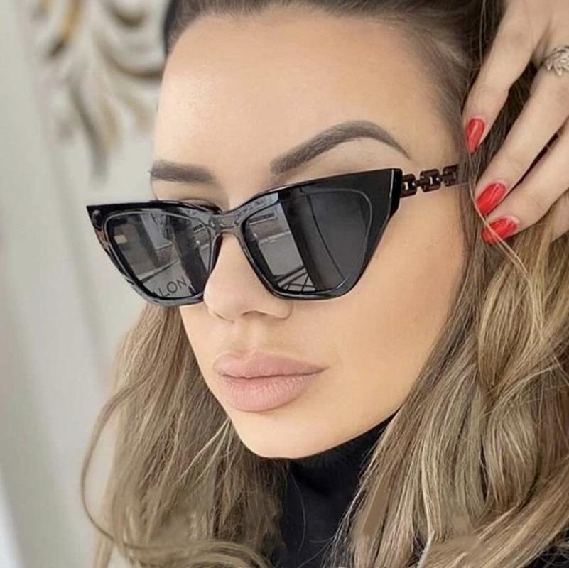Lunettes de soleil rétro tendance pour femmes Lunettes de soleil œil de chat pour femmes Lunettes de soleil de luxe de designer Lunettes UV400