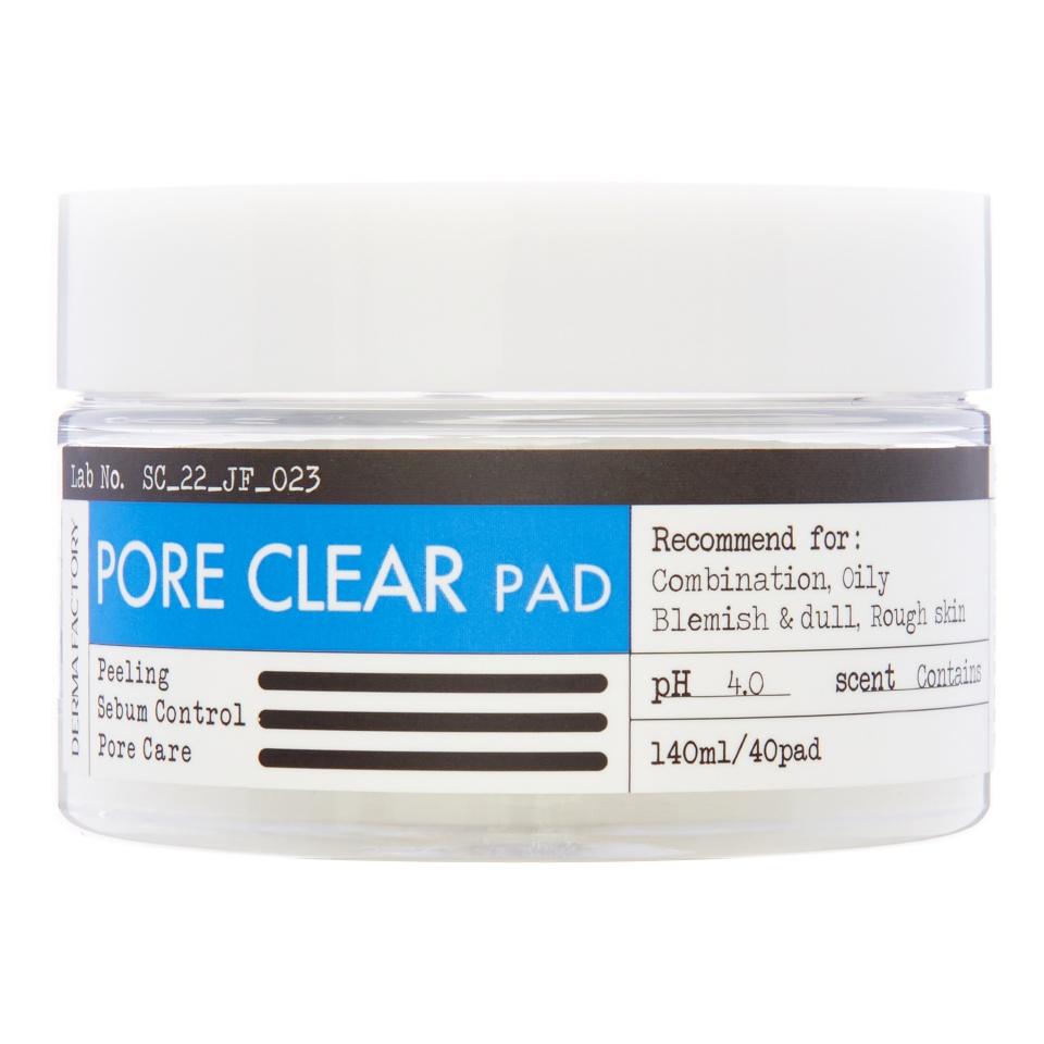 

Очищающие пэды для лица Корея DERMA FACTORY PORE CLEAR PAD 140мл