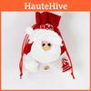 Creative Christmas Gift Cartoon Style Plush Drawstring Apple Bags For Festive Holidays