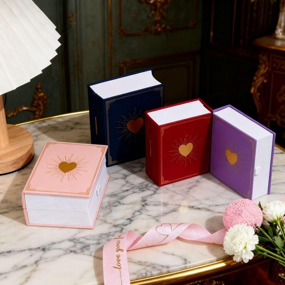 Romantic Jewelry Display Case Jewelry Packaging Ring Gift Box Fashion Jewelry Box Earrings