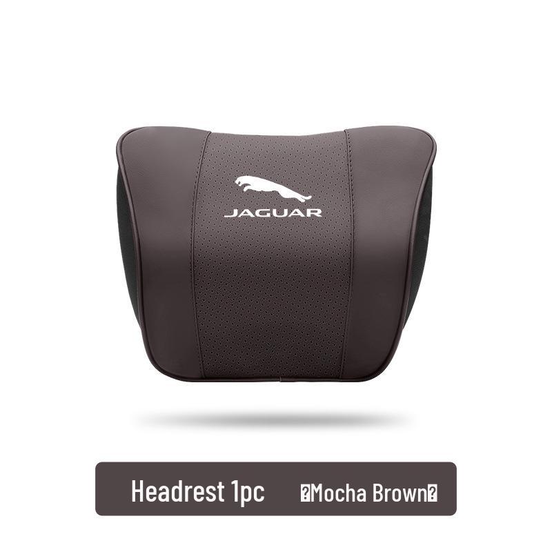 Compatible with Jaguar XEL, XFL, E-PACE, XE, XF, XJ headrests and neck pillows, interior trim accessories.